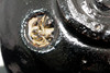 Sasaki Shoraku (1944- ) Vintage Kuro-raku tea bowl #4757