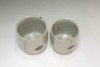 Murata Gen (1904-1988) Set of 2 vintage Mashiko pottery tea cups #4761