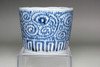 Antique "Soba Choko" Jaanese blue and white Arita porcelain cup #4899