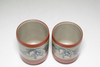  Ito Sekisui 5th (1941- ) Set of 2 vintage Mumyoi pottery cups #4914