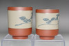 Ito Sekisui 5th (1941- ) Set of 2 vintage Mumyoi pottery cups #4914