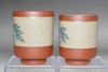  Ito Sekisui 5th (1941- ) Set of 2 vintage Mumyoi pottery cups #4914