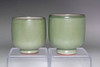 Miura Kohei  (1898-1972) Set of 2  Vintage Mumyoi pottery cups #4938