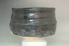 Antique three-leaf hollyhock crest marked pottery bowl #4968