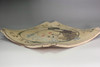 Vintage painted pottery plate #5011