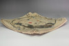 Vintage painted pottery plate #5019