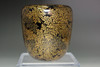 Antique NATSUME Japanese gold lacquered tea caddy w/box #5023