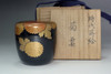 Vintage NATSUME gold lacquered tea caddy by Hasegawa Shinsai #5031