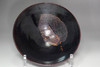 Vintage Chinese Jizhou pottery leaf patterned teabowl #5039
