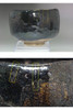 Raku Kichizaemon 9th Ryonyu (1756-1834) Antique KURO-RAKU pottery teabowl #5072
