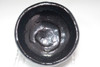 Raku Kichizaemon 9th Ryonyu (1756-1834) Antique KURO-RAKU pottery teabowl #5072