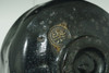 10th Raku Tannyu (1795-1854) Antique KURORAKU teabowl #5092