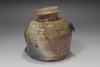 Shigaraki-yaki Kake-hanaire | Vintage Japanese pottery flower vase #5099