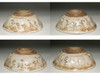 Otagaki Rengetsu (1791-1875) WAKA CHAWAN Antique Japanese poem carved pottery teabowl #5115
