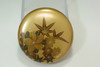 NATSUME Japanese gold lacquered tea caddy #5135