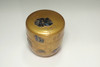 Antique NATSUME gold lacquered teacaddy EDO period #5148