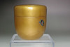 Antique NATSUME gold lacquered teacaddy EDO period #5148