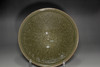 14C-17C YAOZHOU Celadon Bowl with Raised Design of Children and Tang Grass Motif #5151