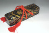 Antique Makie Fubako - Japanese Gold Lacquered Wooden Letter Box #5195