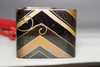 Antique Makie Fubako - Japanese Gold Lacquered Wooden Letter Box #5195