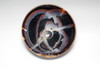 Antique Song Dynasty Tenmoku Bowl with Dynamic Glaze Flow Pattern #5198