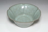 Antique Song Dynasty Celadon Bowl with Floral Rim Design #5204