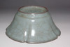 Antique Song Dynasty Celadon Bowl with Floral Rim Design #5204