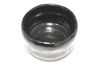 Raku 10th Tannyu (1795-1854) Kuro-raku tea bowl "Wakayama" #5217