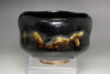 Raku 10th Tannyu (1795-1854) Kuro-raku tea bowl "Wakayama" #5217