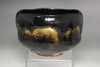 Raku 10th Tannyu (1795-1854) Kuro-raku tea bowl "Wakayama" #5217