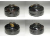 Raku 9th Ryonyu (1756-1834) Kuro-raku teabowl #5230