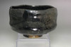 Raku 9th Ryonyu (1756-1834) Kuro-raku teabowl #5230