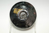 Raku 9th Ryonyu (1756-1834) Kuro-raku teabowl #5230