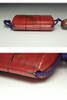 Red Lacquer Makie Inro with Deer Antler Netsuke, Edo Period #5234