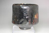 Attributed to Raku 9th Ryonyu (1756-1834) KURO RAKU teabowl #5262