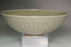Carved Yaozhou Celadon Bowl with Floral Design, 11–12C #5275