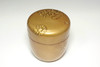Antique 'Natsume' Japanese gold lacquered tea caddy in Edo era #5281