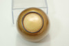 Antique 'Natsume' Japanese gold lacquered tea caddy in Edo era #5281