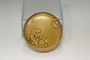 Antique 'Natsume' Japanese gold lacquered tea caddy in Edo era #5281