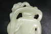 Chinese Qing Dynasty White Hetian Jade Carving of a Seated Musician, 18C #5323