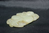 Chinese Qing Dynasty White Hetian Jade Carving of a Seated Musician, 18C #5323