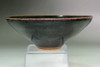 13C Chinese Song Dynasty Jizhou Kiln Black Glazed Leaf Bowl #5344