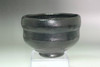 18C Japanese Raku Ware Black Tea Bowl, Attributed to Raku 6th Sanyu #5351