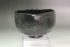 17C Japanese Edo Period Black Raku Chawan, attributed to Raku 6th Sanyu #5355