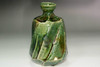 Kato Yasukage (1964–2012) Vintage Oribe ware Tokkuri bottle #5365