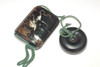 Japanese Edo Period Lacquer Inro with Mother-of-Pearl Sea Beast Design #5381