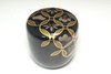 Japanese Lacquered Natsume Tea Caddy with Shippo Pattern by Okamoto Yosai #5384