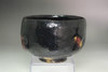 Attributed to Raku 12th Konyu Japanese Kuro-Raku Tea Bowl #5378