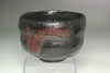 Japanese Kuro-raku teabowl #5388