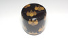 Vintage Japanese Lacquered tea caddy Natsume with Gold Makie of Kiri Mon #5407
